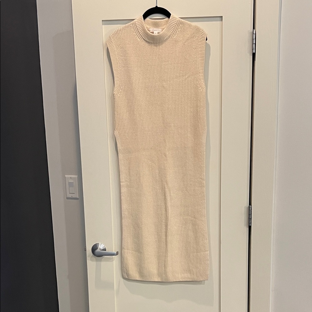 H&M Knit Sweater Dress with Side Slit - Size XS